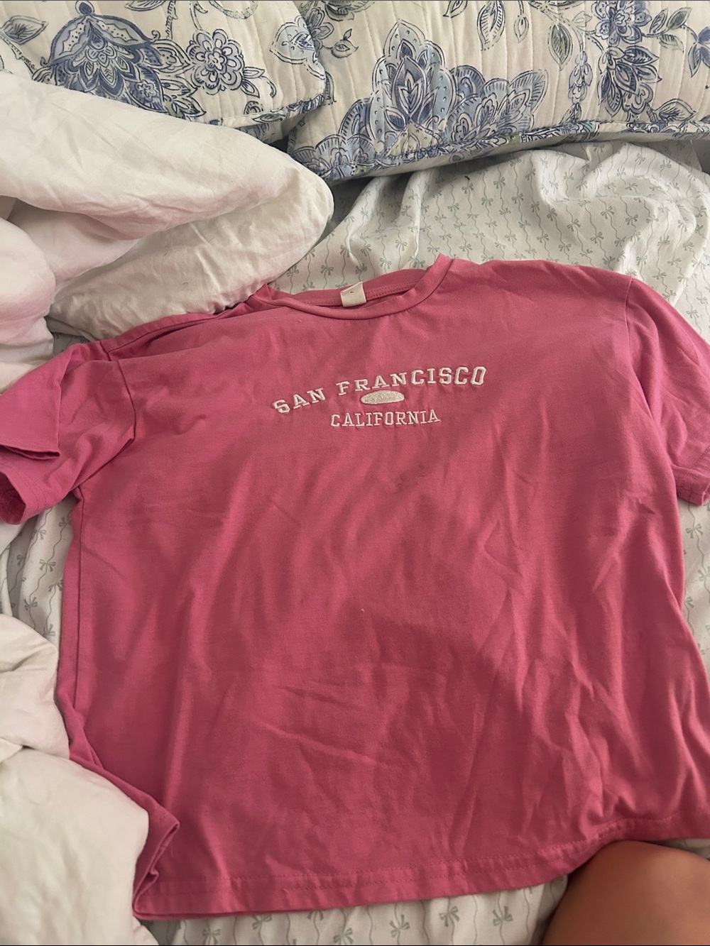 Pink "San Francisco California" Short Sleeve Tee